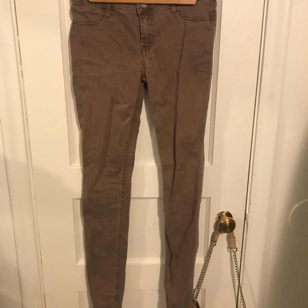 Maroon/burgundy skinny jeans